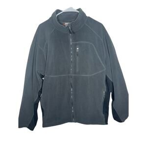 VTG Nike ACG Full-Zip Jacket Mens XL Dark Gray Charcoal Fleece Therma Fit